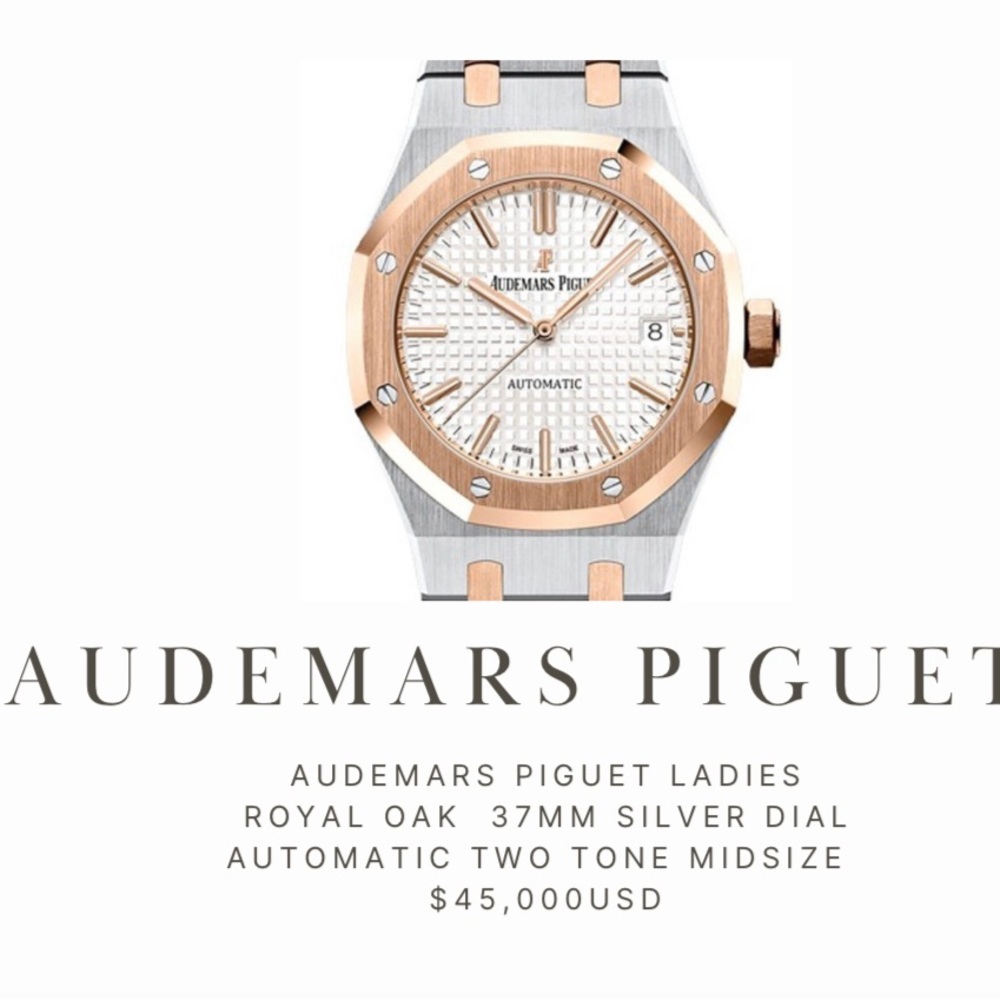 Audemars Piguet 18k Rose Gold and Stainless Steel